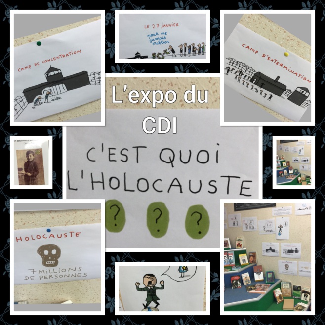 Exposition autour de la journée mondiale du souvenir de l'Holocauste Exposition autour de la journée mondiale du souvenir de l'Holocauste