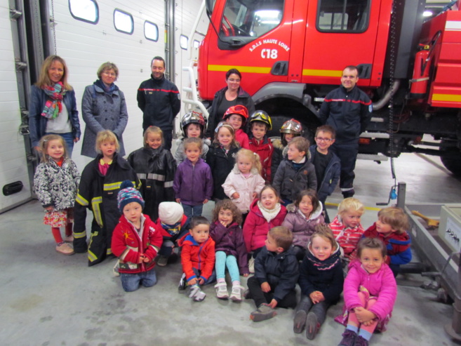 Visite de la caserne des pompiers