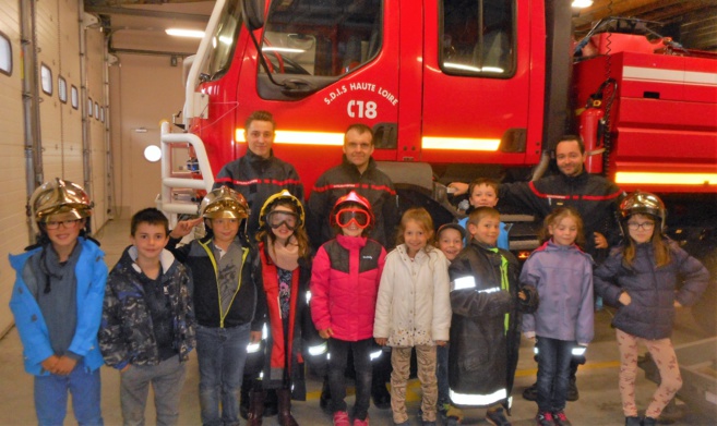 Visite de la caserne des pompiers