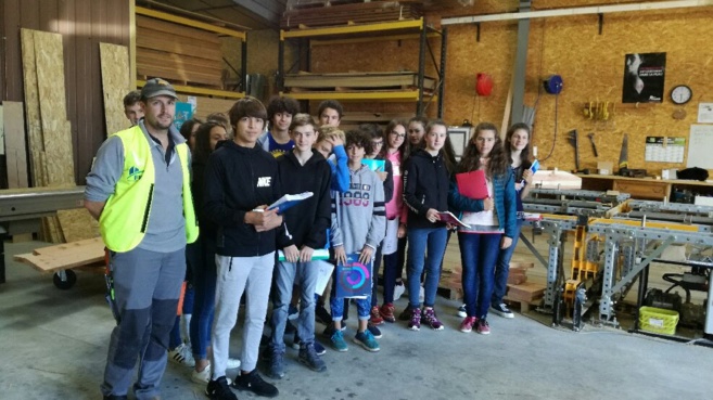 Découverte d'entreprise pour nos 3èmes Découverte d'entreprise pour nos 3èmes