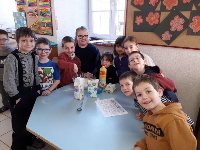 Des crêpes dans la classe de GS CP Des crêpes dans la classe de GS CP