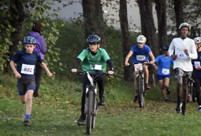 Très belles prestations des élèves de la section sport nature aux académiques de Run&Bike