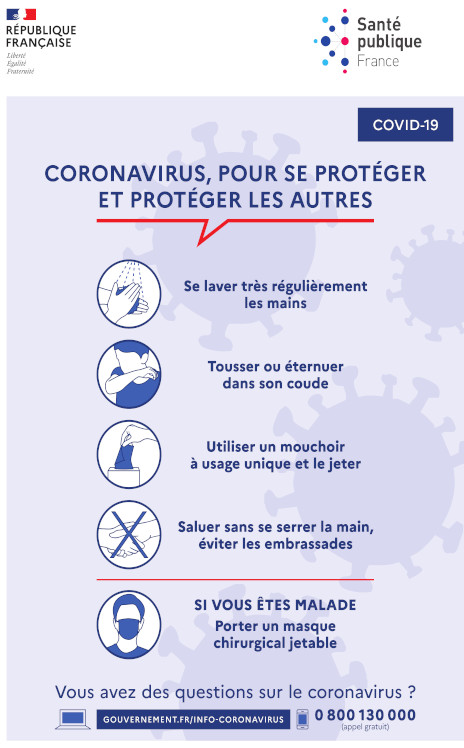 Informations coronavirus 15.03