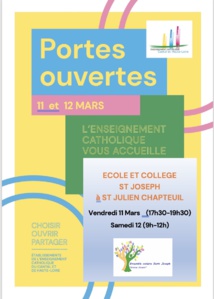 portes ouvertes école et collège st joseph