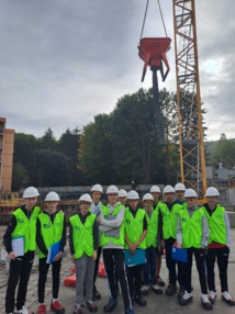 « LES COULISSES DU BATIMENT » : Visite de chantiers pour les élèves de 3ème