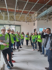 « LES COULISSES DU BATIMENT » : Visite de chantiers pour les élèves de 3ème « LES COULISSES DU BATIMENT » : Visite de chantiers pour les élèves de 3ème