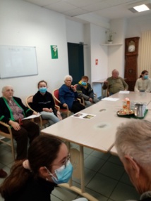 Rencontre à l'EHPAD de St Julien