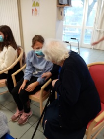 Rencontre à l'EHPAD de St Julien