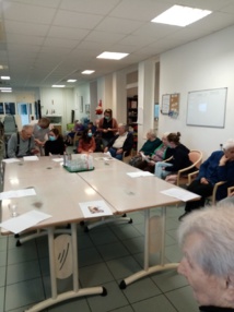 Rencontre à l'EHPAD de St Julien