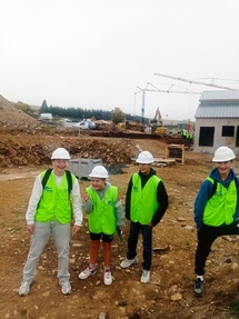 VISITE D’UN CHANTIER PAR LES 3 ème VISITE D’UN CHANTIER PAR LES 3 ème