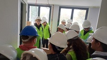VISITE D’UN CHANTIER PAR LES 3 ème VISITE D’UN CHANTIER PAR LES 3 ème