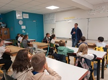 Visite d'un auteur