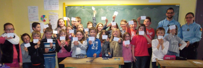 Le permis piéton dans la classe de CM Le permis piéton dans la classe de CM