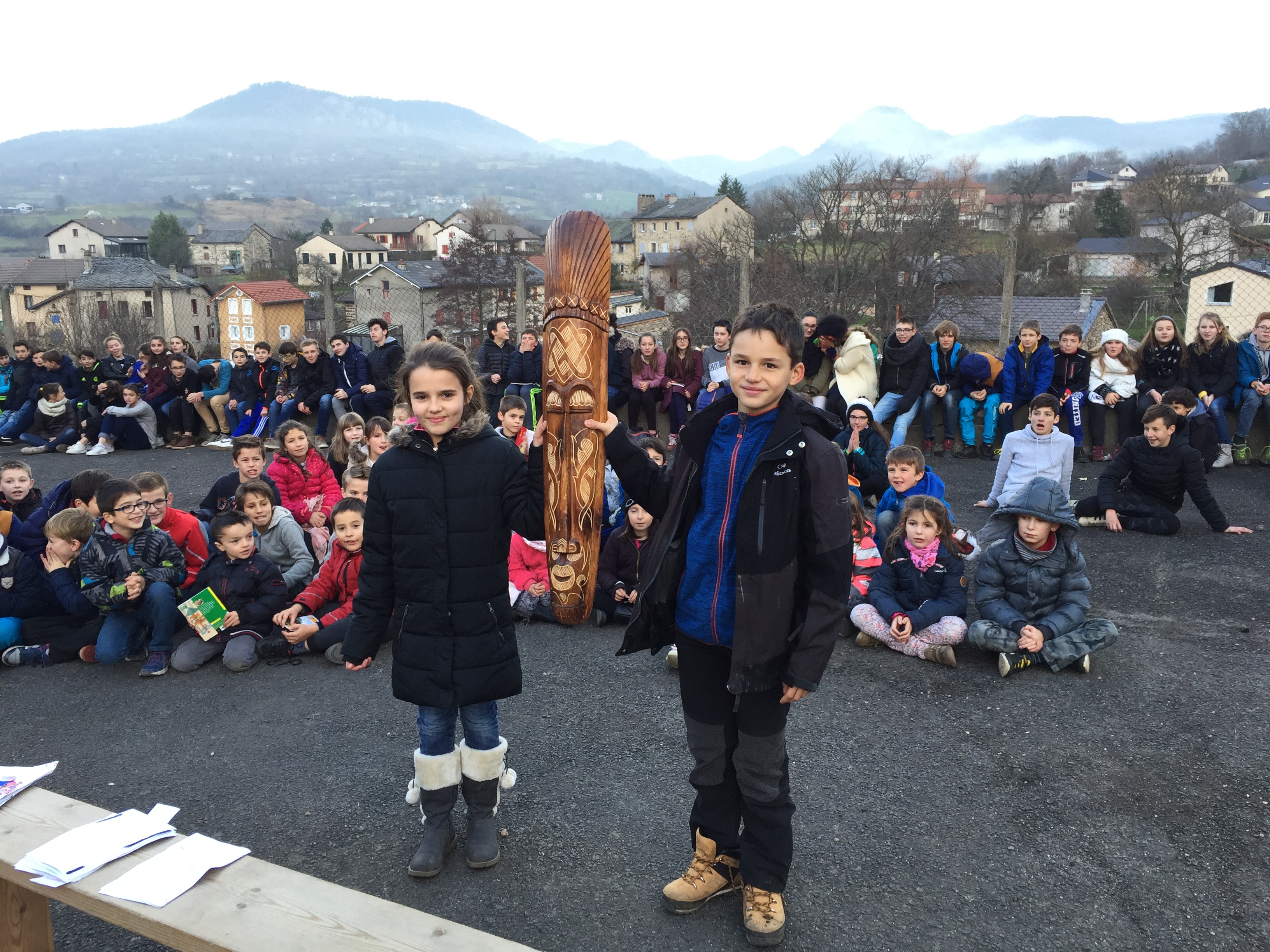 Remise des prix des plus beau dossards