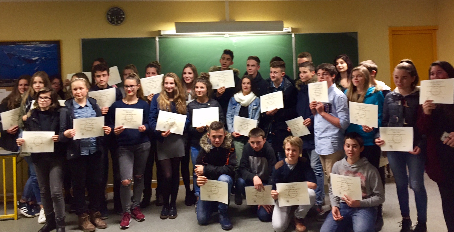 Remise des diplomes du DNB