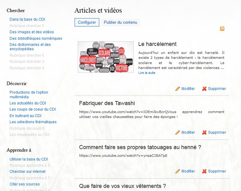 L'option multimédia