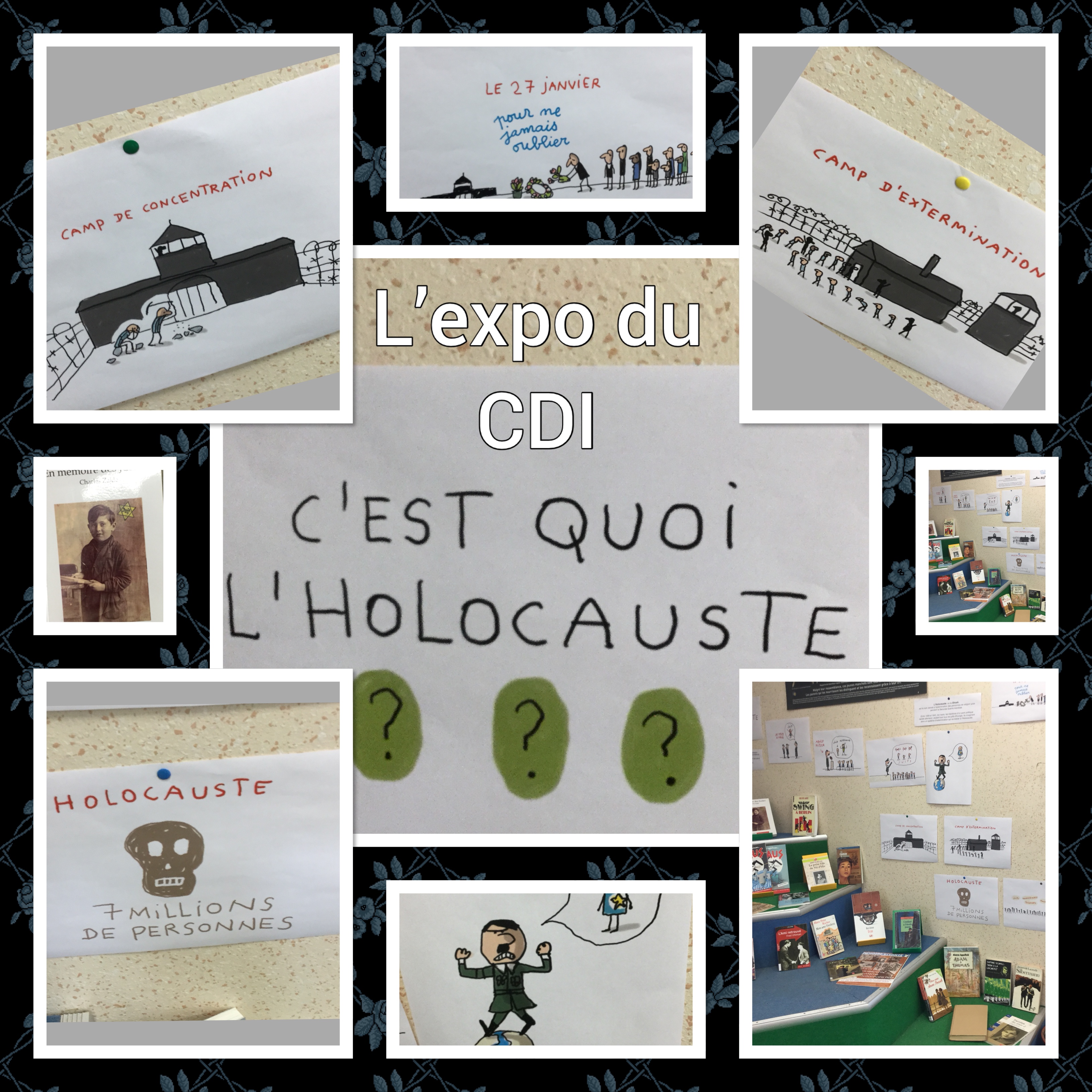 Exposition autour de la journée mondiale du souvenir de l'Holocauste
