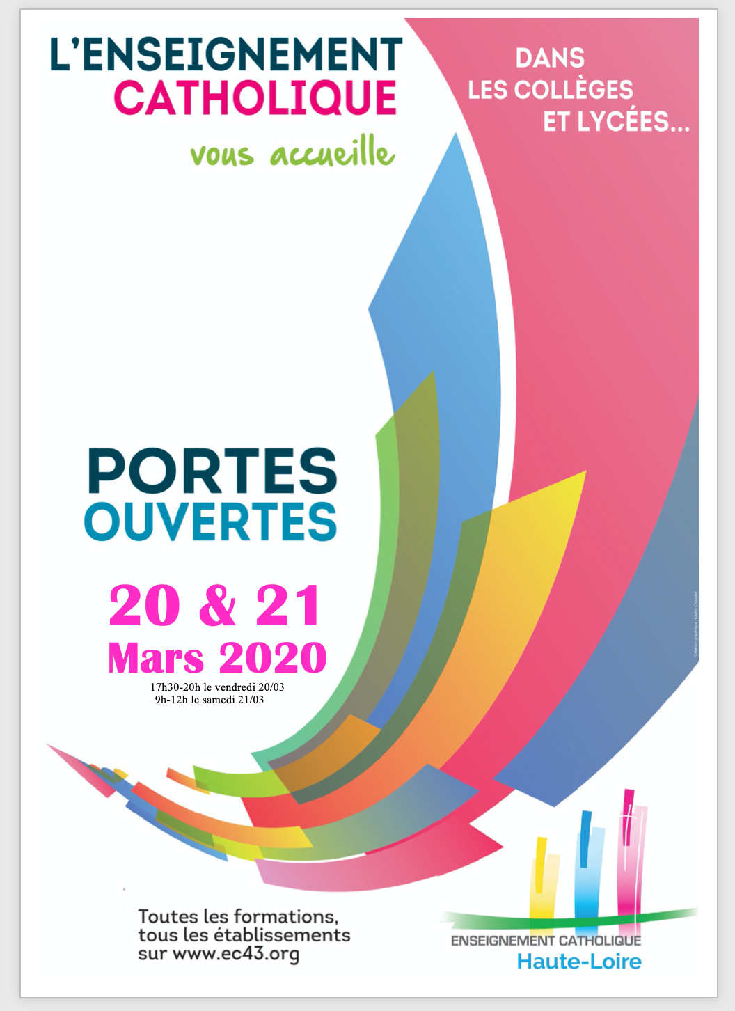ANNULATION des portes ouvertes 