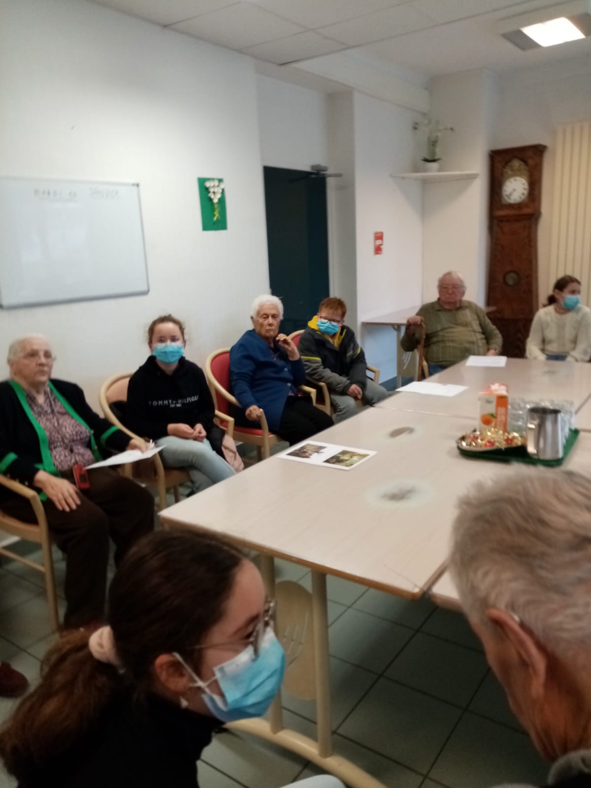 Rencontre à l'EHPAD de St Julien