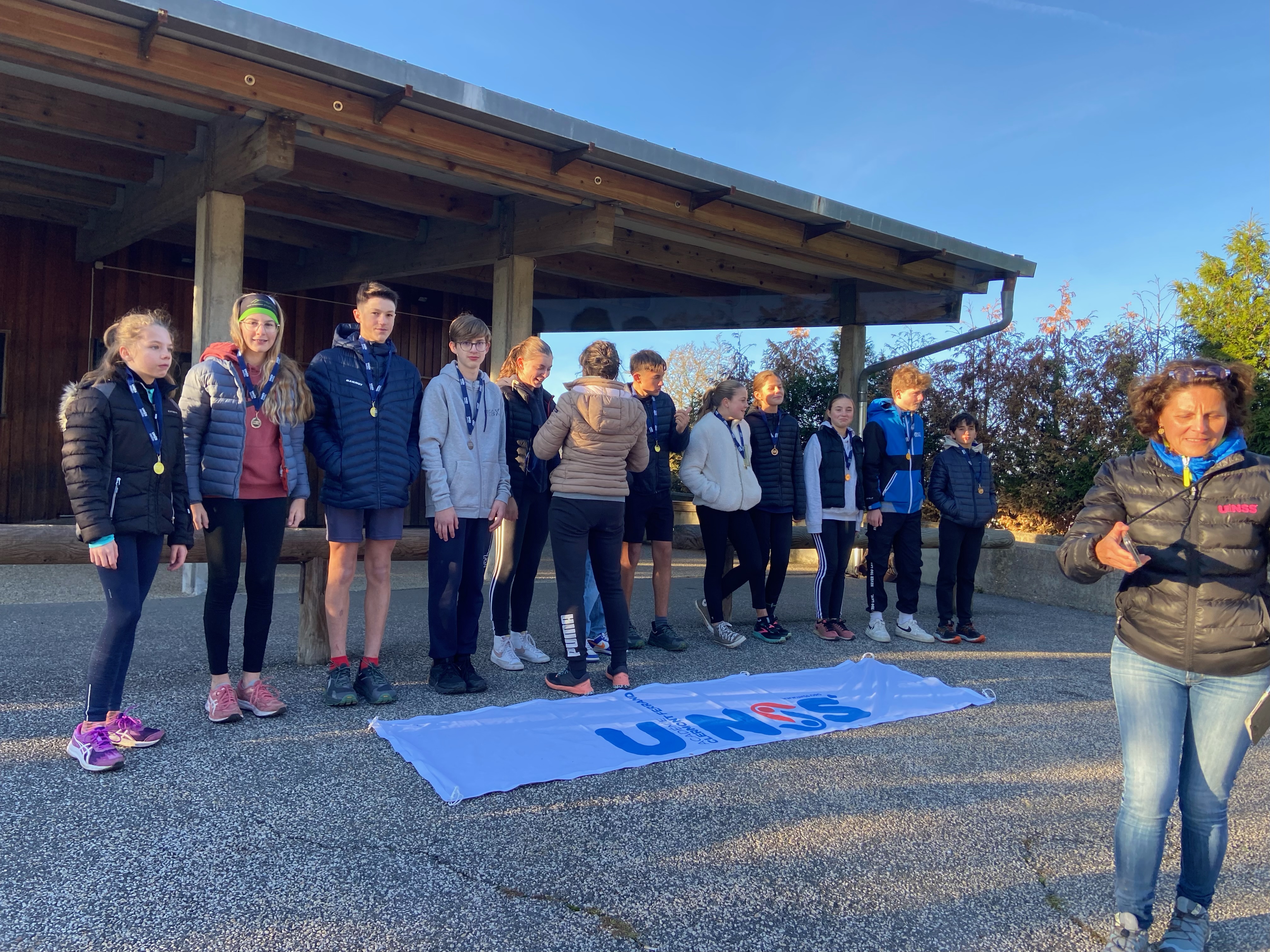 Podium pour les championnats départementaux de Course d'orientation