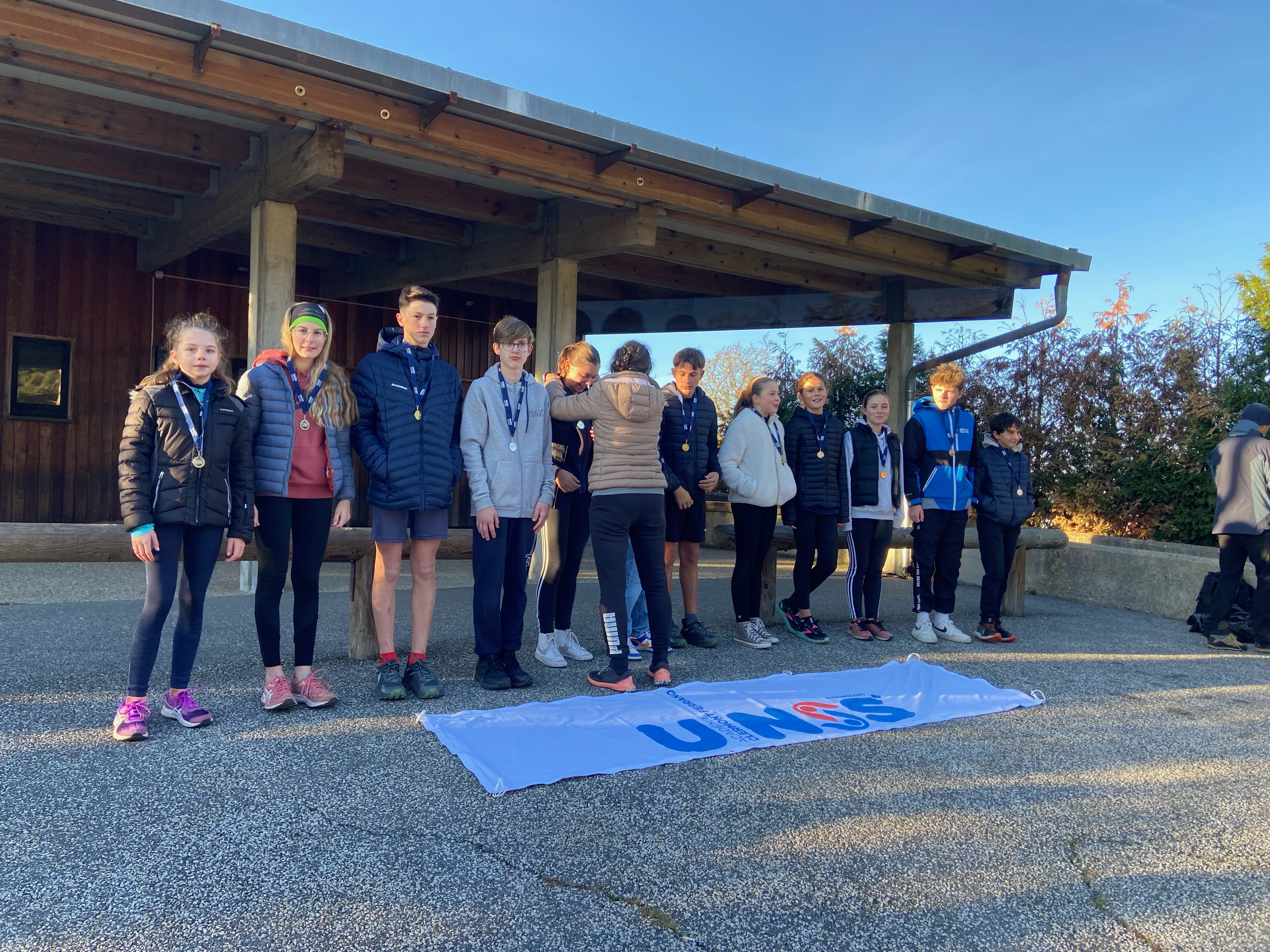 Podium pour les championnats départementaux de Course d'orientation