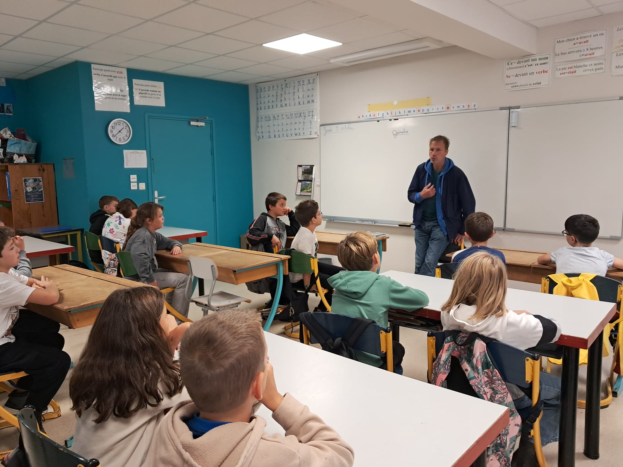 Visite d'un auteur