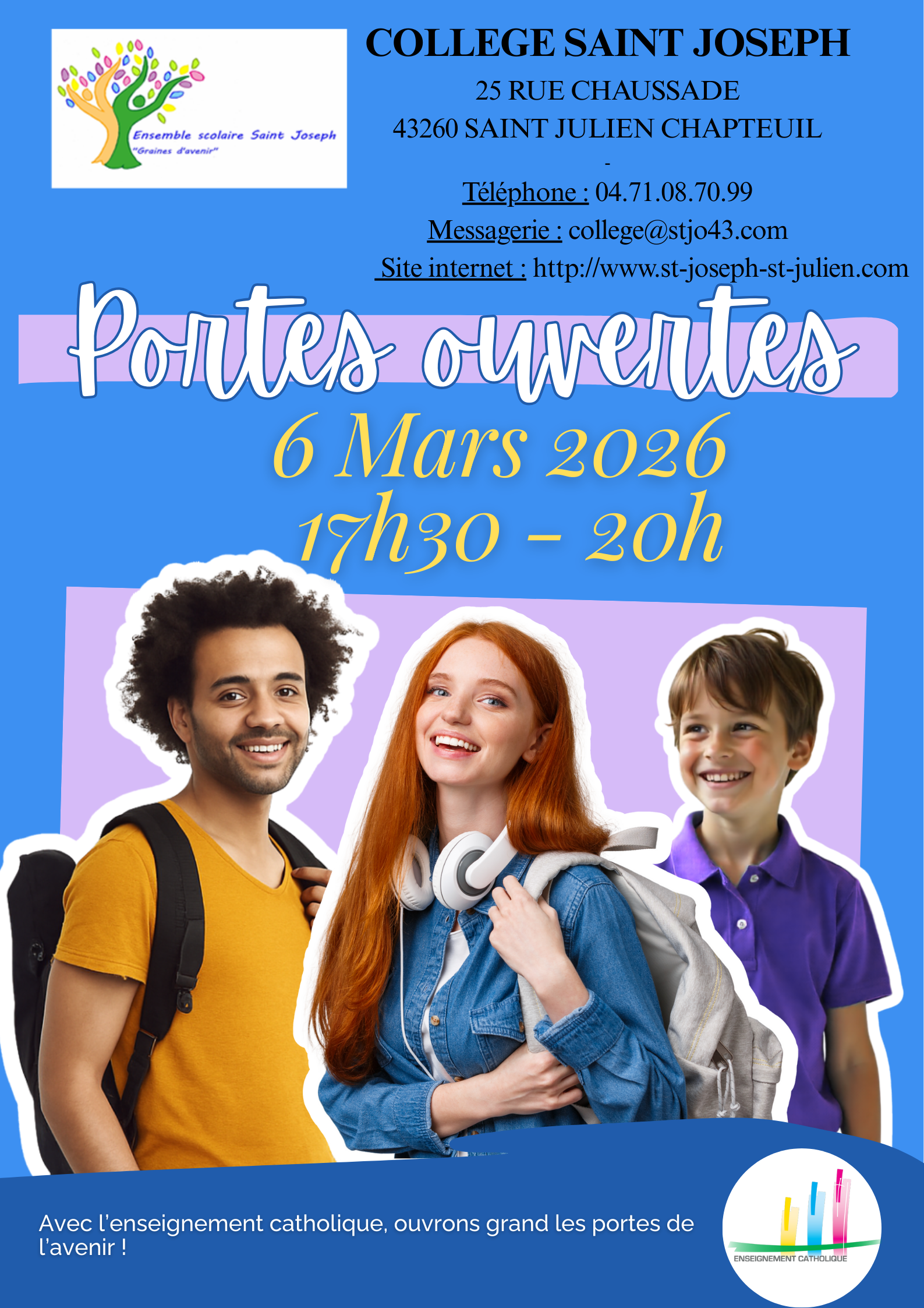 Portes ouvertes 6 mars 2026