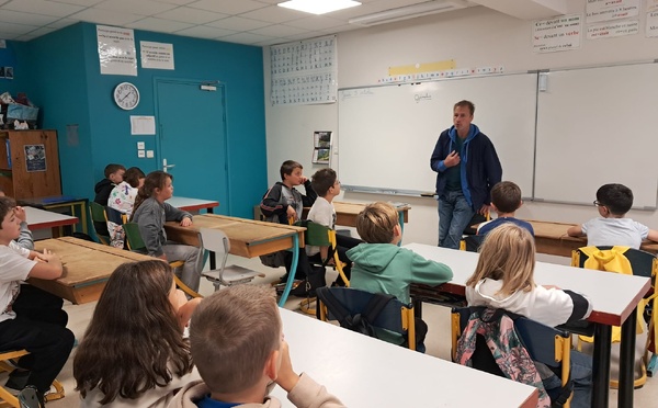 Visite d'un auteur