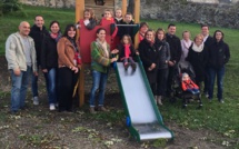 Inauguration des jeux de la cour maternelle