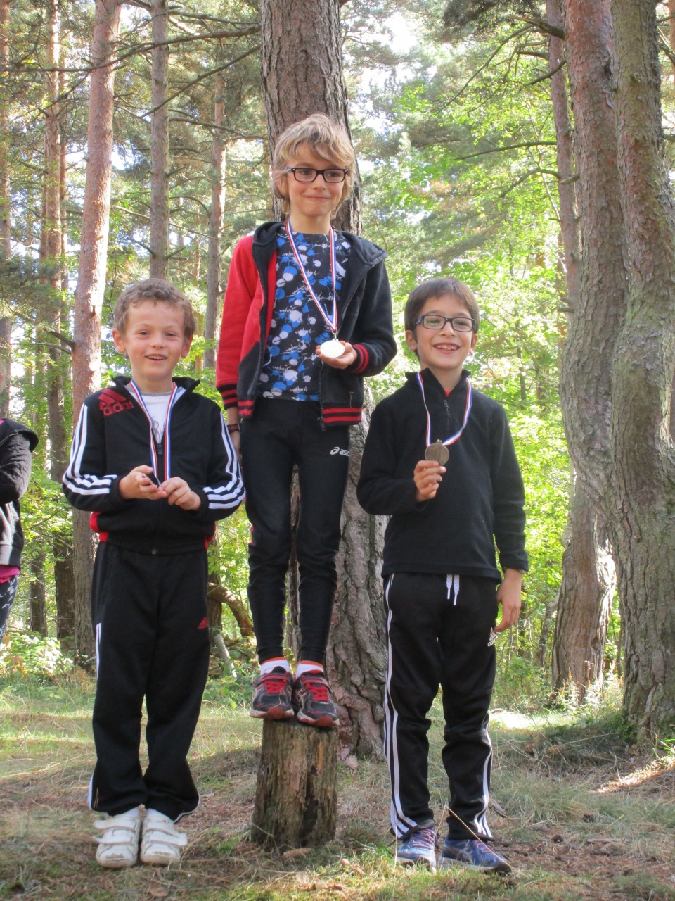 podium garçons CE podium garçons CE